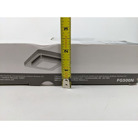 Broan NuTone Quick Install Bathroom Fan Replacement Cover W/ Light Model FG500N - Picture 11 of 11